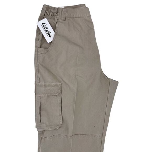 NEW Cabelas Men's Trailhiker II‎ Pants 40x36 Khaki Tan Cargo Outdoor Hiking NWT - Picture 4 of 14